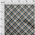 thumbnail image 2 of oneOone Georgette Viscose Blue Fabric Check Sewing Craft Projects Fabric Prints By Yard 42 Inch Wide, 2 of 4