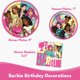 thumbnail image 4 of Set de decoración de fiesta de cumpleaños de Barbie para 16 invitados, 4 of 6