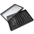 thumbnail image 1 of OUSITAID 100 Slots Ear Studs Ring Brooches Pin Storage Box Organizer Show Holder Jewelry Display Case, 1 of 9