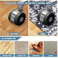 thumbnail image 2 of Office Chair Mat for Hardwood Floor Floral Mandala 36"x48" Computer Gaming Chair Mat Anti-Slip Rugs Floor Protector for Rolling Chairs Under Desk Rug for Home, 2 of 6