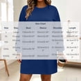 thumbnail image 3 of Ashirexll Long Sleeve Dress for Women Plus Size Loose Long Sleeve Round Neck Solid Color with Pockets Midi Dress, 3 of 7