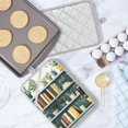 thumbnail image 5 of Yayeee Pot Holders Kitchen Heat Resistant with Pocket 7"x9.8" Cotton Oven Cooking Hot Pads, White Shelf, 5 of 7