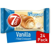 7Days Soft Croissant, Vanilla Croissant, Non-GMO (Pack of 24)