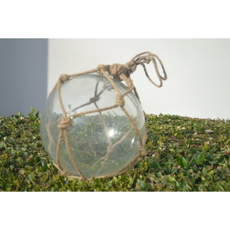 

Reproduction Clear White Glass Floating Fishing Ball 12