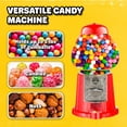 thumbnail image 2 of Vintage Gumball Machine - 11-inch Retro-style  Coin-operated Cast Metal Vending With Glass Globe And Free Spin By Great Northern Popcorn (red), 2 of 6