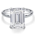 thumbnail image 3 of Gem Stone King 5.00 Ct IGI Certified Lab Grown Diamond Solitaire Engagement Ring for Women in 14K White Gold Ring | D-E Color | VS1-VS2 Clarity | Size 6, 3 of 7