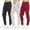 Black, Heather Grey, Burgundy, variant on Men’s Sweatpants 3 Pack Fleece Jogger Pants with Zipper Pockets Drawstring S-3XL