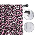 thumbnail image 4 of Blackout Kids Curtains,Pink and Black Of Leopard Print Childrens Insulated Curtains Set Of 2,Bedroom Essentials,Toddler Room Decor 42"x54", 4 of 5
