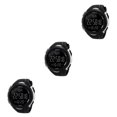 thumbnail image 4 of Minnieouse Man Watch Waterproof Stylish Sports Date Wristwatch Watches Gifts Home Outdoor Birthday Festival Indoor Electronic Display Plata 3piezas Minnieouse CBP035311, 4 of 6