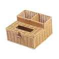 thumbnail image 2 of Caja de almacenamiento de pañuelos Caja de pañuelos tejida Organizador de pañuelos Soporte de almacenamiento de pañuelos para tocador Decoración del, 2 of 8