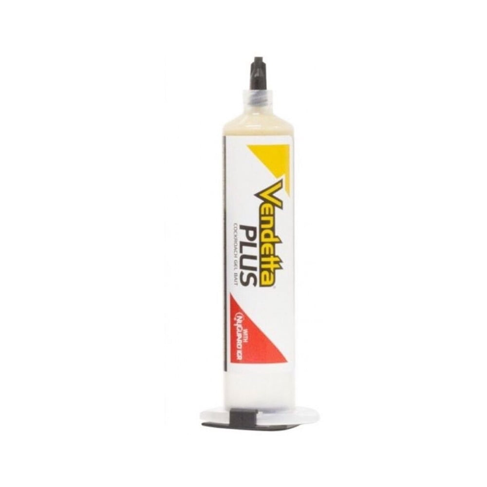 MGK New Vendetta Plus Roach Killer Cockroach Gel Bait- with Free Plunger and Tip! - 4 Tube (1 Pack)