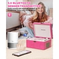 thumbnail image 5 of Reproductor de CD Portatil TANLANIN CD-001HP Bluetooth USB Recargable con Altavoces y Pantalla LED, 5 of 5