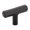 Black, variant on Emtek 86728US19 2 in. Mod Hex Cabinet T-Knob