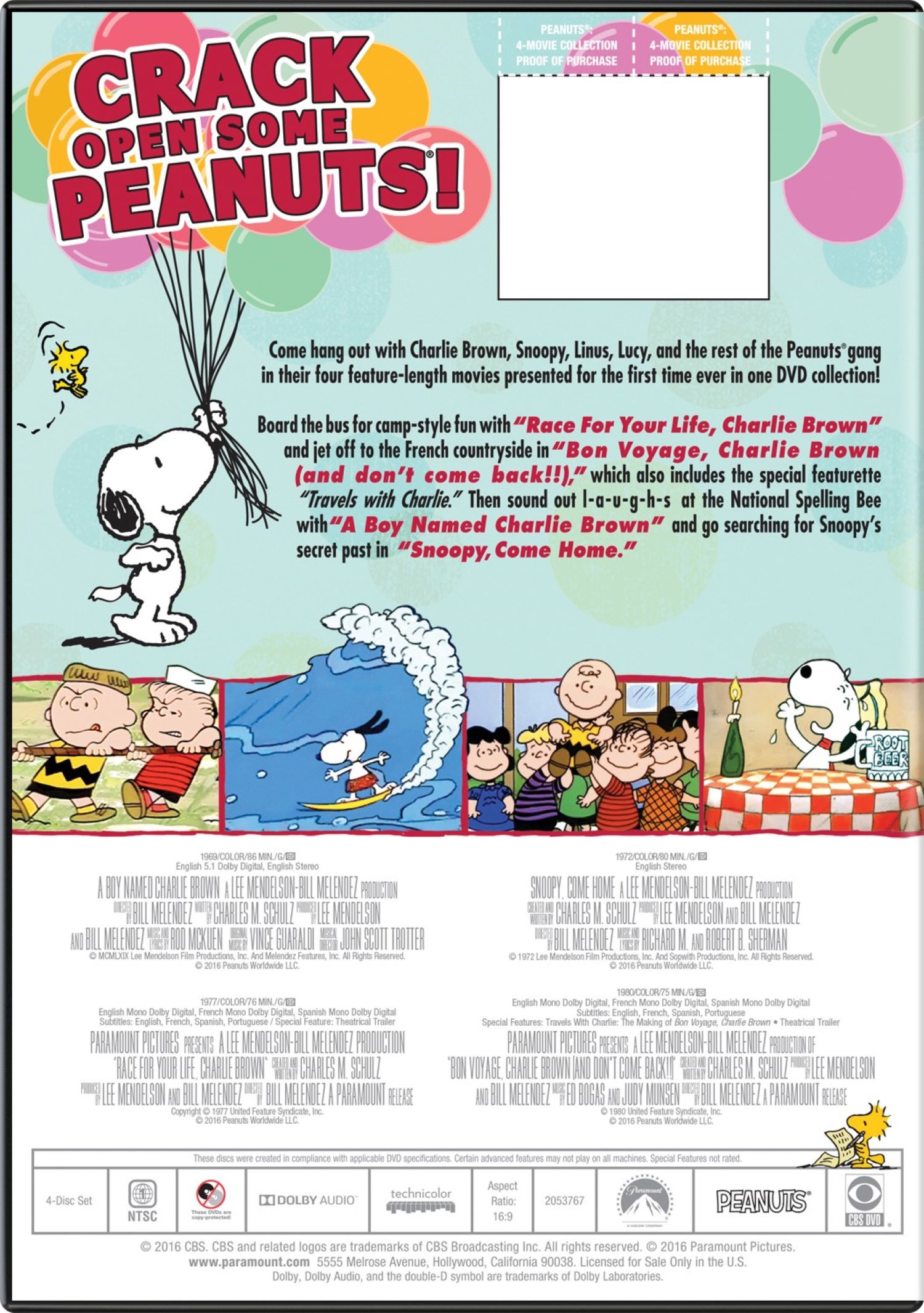 Peanuts: 4-Movie Collection (DVD)