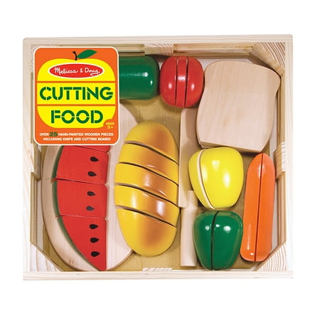 Foot Toy - Melissa and Doug Cutting Food Wooden Play Food
