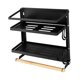thumbnail image 1 of Estante de almacenamiento para refrigerador, organizador lateral de cocina plegable, bolsa envolvente, estante para condimentos para colgar en la 30 cm de altura, 1 of 9