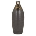 thumbnail image 3 of Trendy Calin Medium Bronze Top Vase, 3 of 5