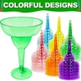 thumbnail image 4 of 30 Pack Plastic Margarita Glasses 12 oz Disposable Neon Cocktail Cups for Hawaiian Luau Party Decorations Mexican Fiesta Party Supplies Fun Taco Party Mexican Theme Party Supplies, 4 of 5