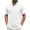7# White, variant on Men's Polo Shirts Short Sleeve with Pocket Cotton Pique T-Shirts 3 Buttons Casual Polo Moisture Wicking Golf Shirts Dark Green S