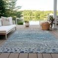 thumbnail image 6 of Addison Rugs Chantille Indoor/Outdoor Transitional Dots Gray Washable Rectangle Rug, 10' x 14', 6 of 6