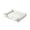 White, variant on Linnome Cozy Oxford Cloth Pet Bed Water-Repellent Warm - All-Season Non-Stick Hair Cat Dog Bed with Grip Dots - Waterproof Fabric Pet Cushion for Indoor Small Cats Dogs