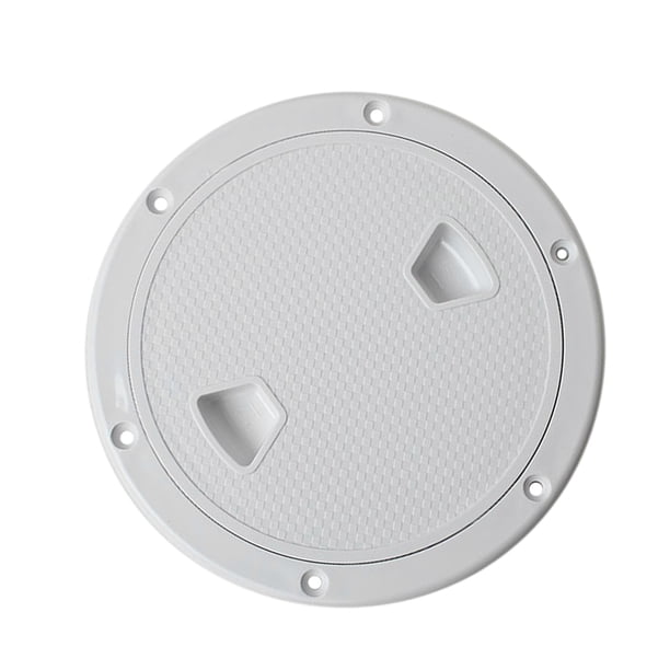 Cubierta de escotilla de acceso Scienceny para barco marino RV 6.0 in Blanco