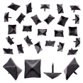 thumbnail image 5 of 25 Pack 1.25 Inch Black Finish Decorative Door Nail Clavos By Borderland Rustic Hardware, 5 of 5