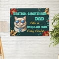 thumbnail image 2 of British Shorthair Dad Like a Regular Dad Only Cooler Happy Father's Day Horizontal Matte Canvas Poster Cat Lover Kitten Owner Gifts Wall Art Home Decor - 02007, 2 of 5