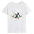 thumbnail image 3 of Camiseta para mujer Camiseta básica Trajes Recuerdo Camiseta de cuello redondo de moda para la oficina Desplazamientos Uso diario Mujer M, 3 of 7