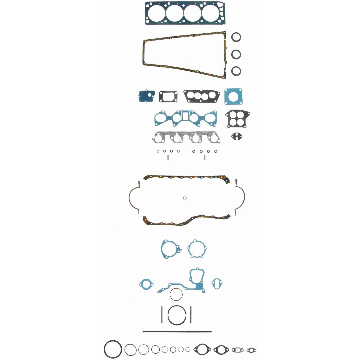 Fel-Pro 260-1162 Gasket Set For Select 79-86 Ford Mercury Merkur Models Fits select: 1979-1986 FORD MUSTANG, 1985 FORD RANGER