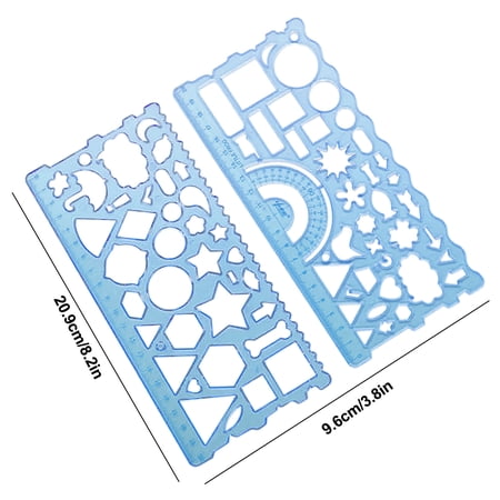 Diy Puzzule Ruler Lolmot Rulers for School Creative Fun Tangram Wanhuaru Elementary ...