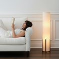 thumbnail image 2 of Lámpara de pie Brightech Parker 122 cm estructura de madera LED, 2 of 9