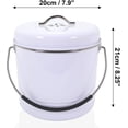 thumbnail image 5 of ANBAR 1 Gallon Kitchen Compost Bin Bucket Complete with Silicone Handle Lid, Charcoal Filter and 20 Compostable and Biodegradable Bag Liners, 5 of 5
