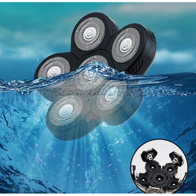 Maquinilla de afeitar Taian Universal de seis hojas, accesorios de cabeza de repuesto, afeitadora rotativa, accesorios universales de lavado de 6 hojas XianweiShao 8390615732260