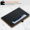 thumbnail image 3 of Funda Vakarey para Samsung Galaxy Tab A9 Plus con soporte multiángulo para tableta Samsung Tab A9 Plus de 11 pulgadas SM-X210/SM-X216/SM-X218, negra, 3 of 8
