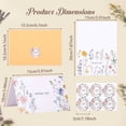 thumbnail image 2 of Austok 36 Pack Wildflower Thank You Cards Floral Blank Card Flower Greeting Cards with Envelopes and Matching Stickers for Weddings Birthdays Bridal and Baby Showers, 2 of 10
