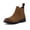 Tan, variant on Britain-L Womens Chelsea Boots, Genuine Suede Ankle Boots for Women with Cushioned Insole and Lug Sole
