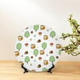 thumbnail image 6 of Disketp Tree Squirrel Ceramic Plate Dinner Plates Bone China Decorative Plates Art Ceramic Ornaments for Wall Hanging Decoration -7in, 6 of 6
