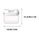 thumbnail image 2 of Fiudx Frasco Hermético Rectangular Que Ahorra Espacio, Ideal para Almacenar Granos, Ideal para La Despensa de La Cocina, Ideal para Chefs Caseros, Apto para Lavavajillas., 2 of 2