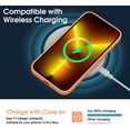 thumbnail image 5 of Liquid Silicone Case for iPhone 13 Pro Max, [Camera Protection] [Anti Fingerprint] [Wireless Charging] 4 Layer Phone Case Protective Cover, Built-in Microfiber Case Cover, 6.7", Orange, 5 of 15