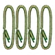 thumbnail image 3 of Piezas de cordón trenzado hecho a mano Yuxing lei de Cinta de graduación Blanco verde 8, 3 of 5