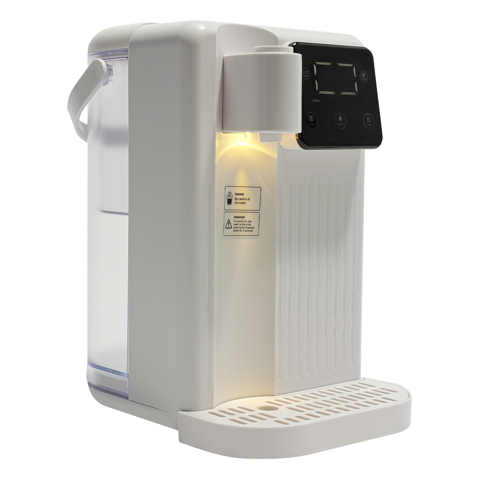 3L Desktop Instant Hot Water Dispenser 110-120V 1700W 7.5*9.5*11.6in for Office, Bedroom, Living Room