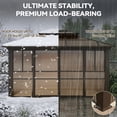 thumbnail image 5 of Erommy 12' x 14' Sunroom,Outdoor All-Weather Screen House with Detachable Windows & Lockable Door, Screened Gazebo for Patio Lawn Backyard, 5 of 9