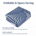 thumbnail image 7 of HOMERRY Area Rugs 9' x 12' for Living Room Washable Navy Blue Lines Print Rug Contemporary Abstract Soft Foldable Thin Floor Cover for Bedroom, 7 of 7