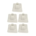 thumbnail image 2 of Rowing Pole Paddle Clips, Antislip Inflatable Boat Paddle Holder Clip PVC 5pcs  for Pontoon Boats Black,Grey, 2 of 7