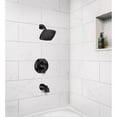 thumbnail image 4 of Moen Lindor 1-Handle Matte Black Tub and Shower Faucet, 4 of 4