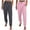 07-Pink, variant on DJskiyers Joggers for Women High Waist Workout Yoga Sweatpants Plus Size Warm Lounge Pants with Pockets 2 Pc
