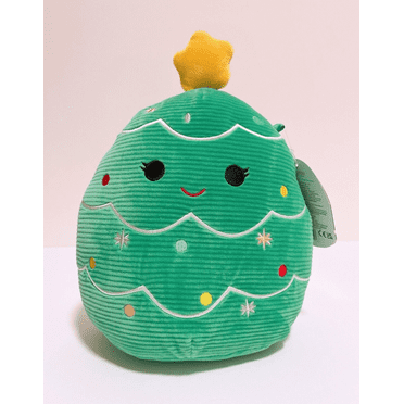 Squishmallows 2023 Christmas Corduroy Squad 12 Inch Leama the Tree Plush Doll Toy