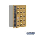 thumbnail image 1 of SalsburyIndustries 19158-15GRC Cell Phone Storage Locker With Front Access Panel - 5 Door High Unit, Gold, 1 of 1