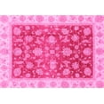 thumbnail image 1 of Ahgly Company Indoor Rectangle Oriental Pink Traditional Area Rugs, 2' x 3', 1 of 4
